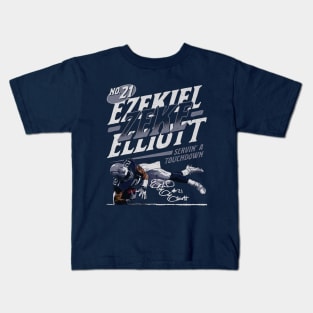 Ezekiel Elliott Dallas Servin' Kids T-Shirt